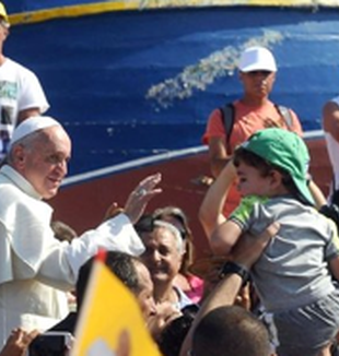 El Papa en Lampedusa.