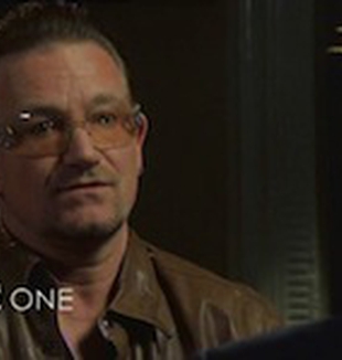 Bono, durante la entrevista.