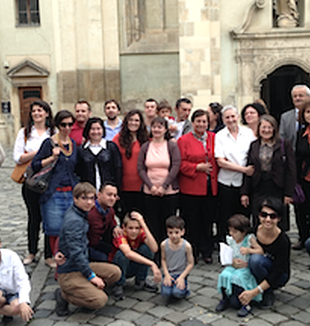 El grupo de Familias para la Acogida en Rumania.