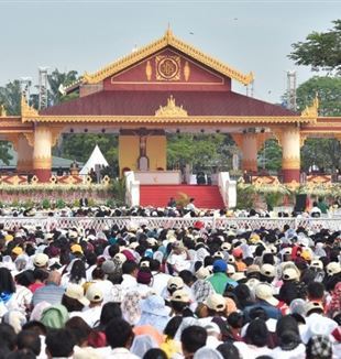 La misa de Papa Francisco en Yangon, Myanmar