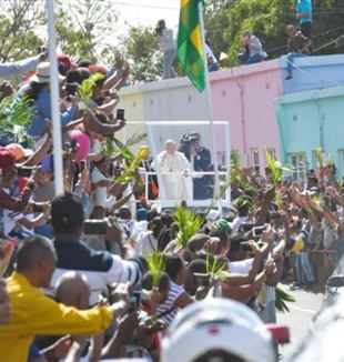El papa Francisco en Port Louis