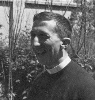 Don Giussani el día de su primera misa en Desio, el 31 de mayo de 1945 (Archivo personal Livia Giussani)