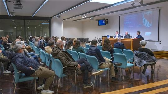 El encuentro sobre la Inteligencia artificial en el Centro Internacional de CL en Roma (Foto Romano Siciliani/Fraternità CL)
