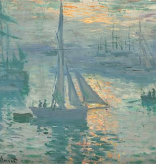 Claude Monet, "Amanecer", 1873 (Wikimedia Commons)